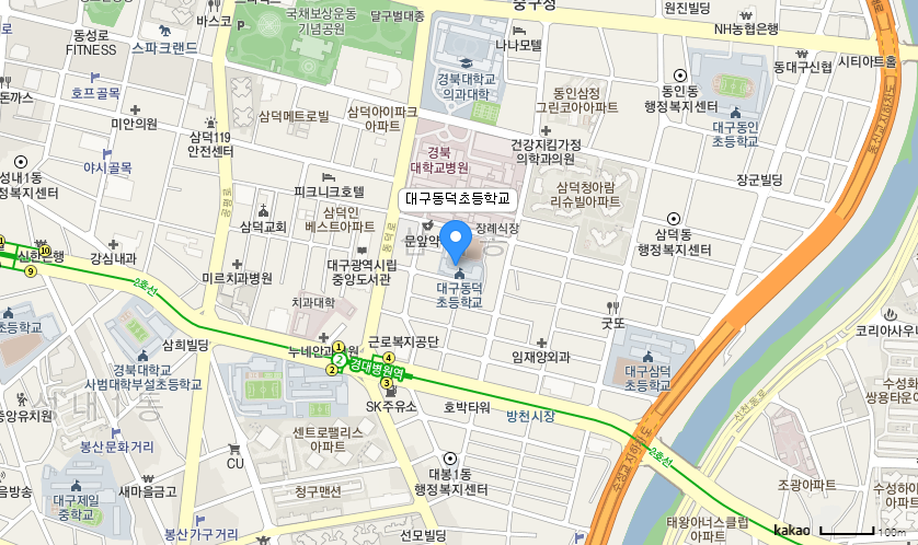 학교 찾아오시는 길 지도